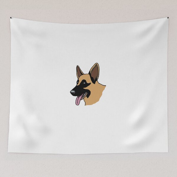 Item preview, Dog, german shepherd, cartoon designed and sold by nijess.