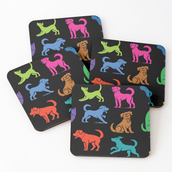 Item preview, Modern Dog Pattern Design Description with Funny Dog Walking Theme designed and sold by Teemaniac.