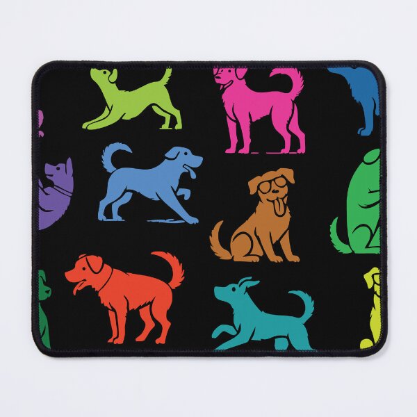 Item preview, Modern Dog Pattern Design Description with Funny Dog Walking Theme designed and sold by Teemaniac.