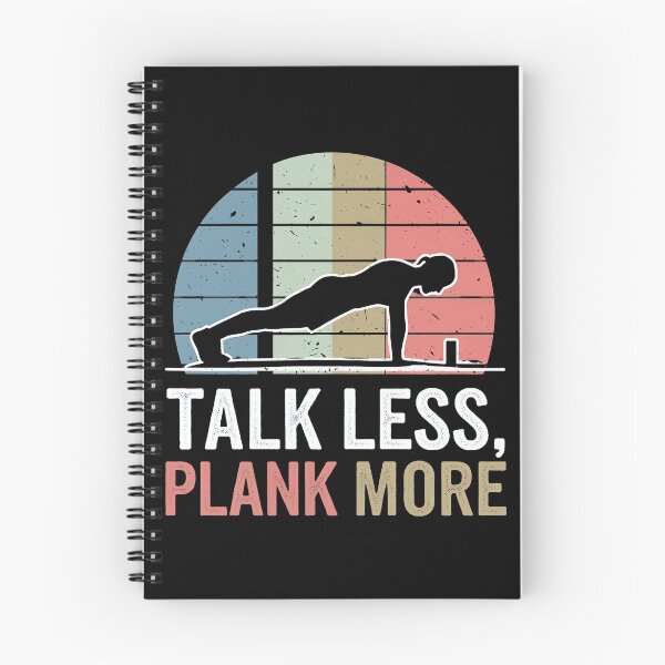 Item preview, Talk less plank more retro sunset designed and sold by Antomiko Design Studio.