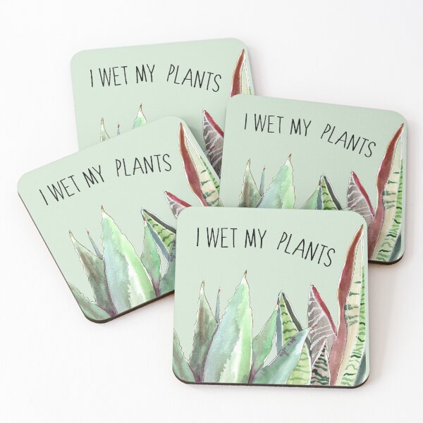 Item preview, I wet my plants birthday card designed and sold by Jenny Wood.