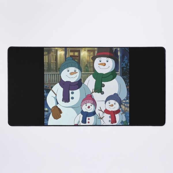 Item preview, Snowman Family in a Front Yard designed and sold by McVrax.