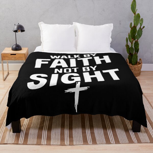 Item preview, Inspirational Walk by Faith Statement designed and sold by InsanseCreation.