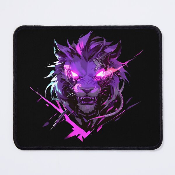 Artikelvorschau, Cyber Black Lion / / Schwarzer Löwe / / Cooles Tier / / Cyber-Tier / / Tierkunst / / Tierkrieger / / Niedliche Tierkunst / / Ästhetische Gaming-Aufkleber entworfen und verkauft von SMARTKIT DESIGNAGENCY.
