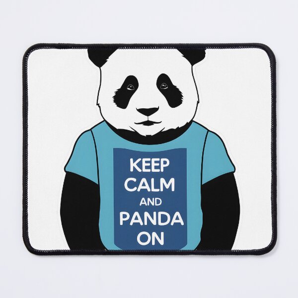 Item preview, Keep calm and carry on Panda designed and sold by SublimePixelHub.