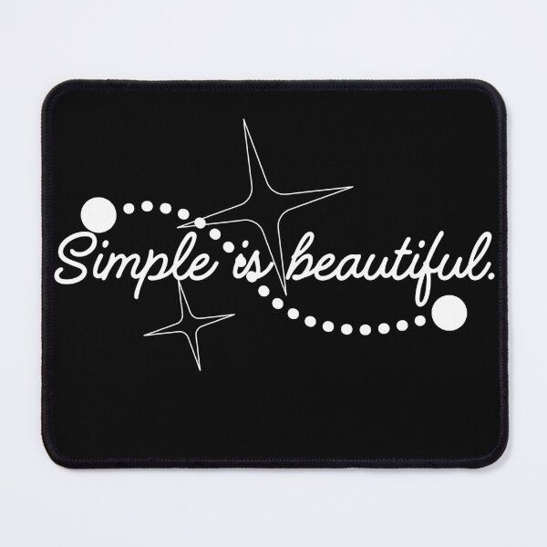 Item preview, Simple Is Beautiful Minimalist Design designed and sold by Good Vibes .