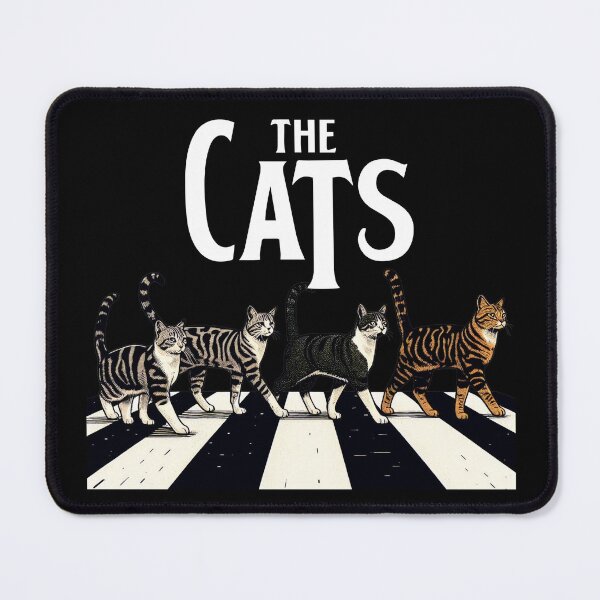 Item preview, The Cats – Abbey Road Parody Design designed and sold by Aredbox.
