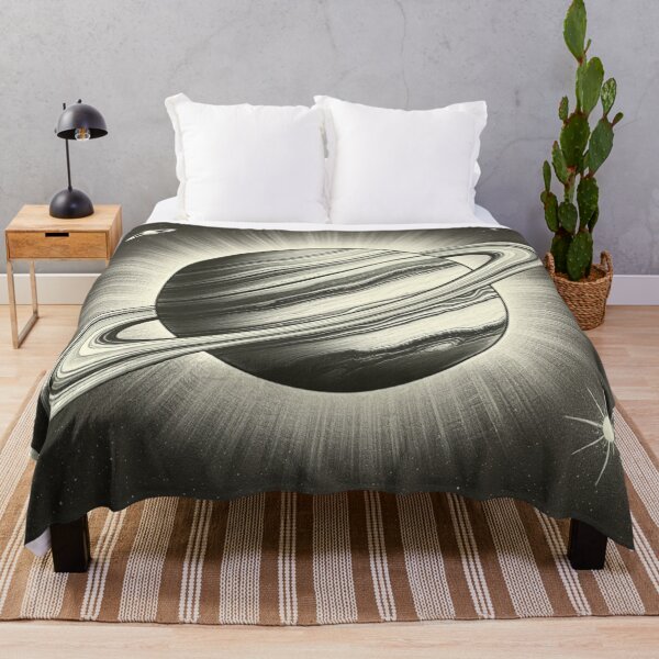 Item preview, The Ringed Planet Vintage Astronomy Photo designed and sold by vstronaut1.