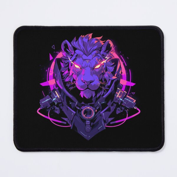 Item preview, Cyber Black Lion // Black Lion // Cool Animal // Cyber Animal // Animal Art // Animal Warrior // Animal Cute Art // Gaming Aesthetic stickers designed and sold by SMARTKIT  DESIGNAGENCY.