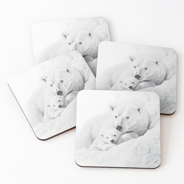 Item preview, Polar bear pencil drawing designed and sold by Pencil-Art.