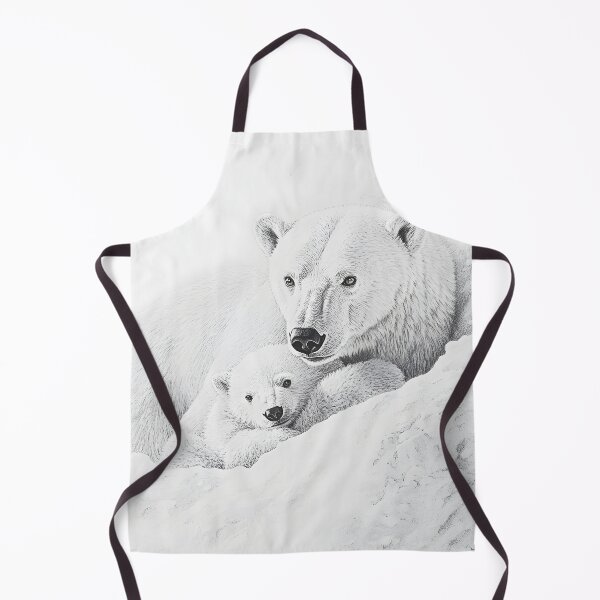 Item preview, Polar bear pencil drawing designed and sold by Pencil-Art.