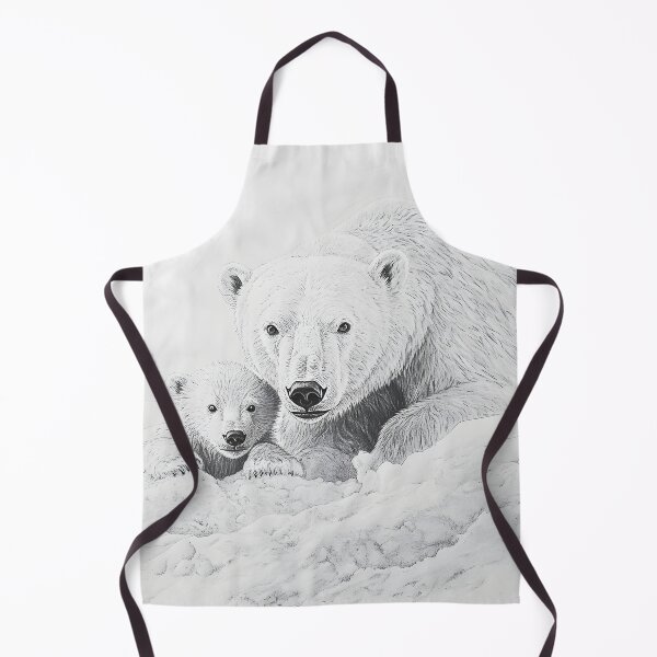 Item preview, Polar bear pencil drawing designed and sold by Pencil-Art.