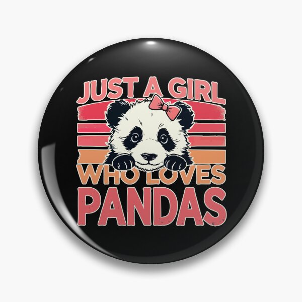 Item preview, Just A Girl Who Loves Pandas designed and sold by TomFrontierArt.