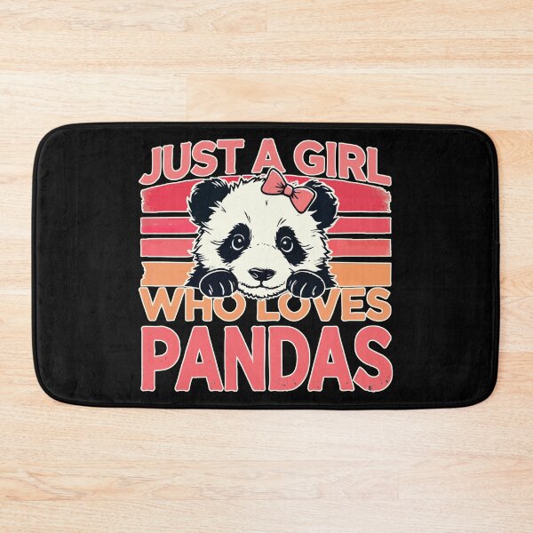 Item preview, Just A Girl Who Loves Pandas designed and sold by TomFrontierArt.