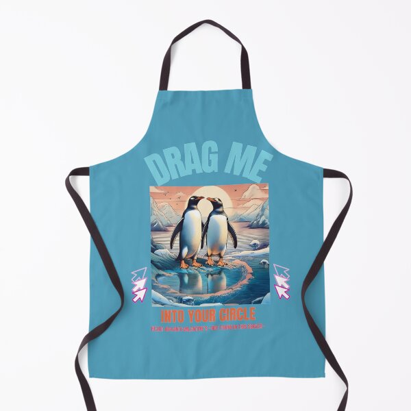 Item preview, Penguins in Love: "Drag Me Into Your circle" designed and sold by MiHijoDesign.