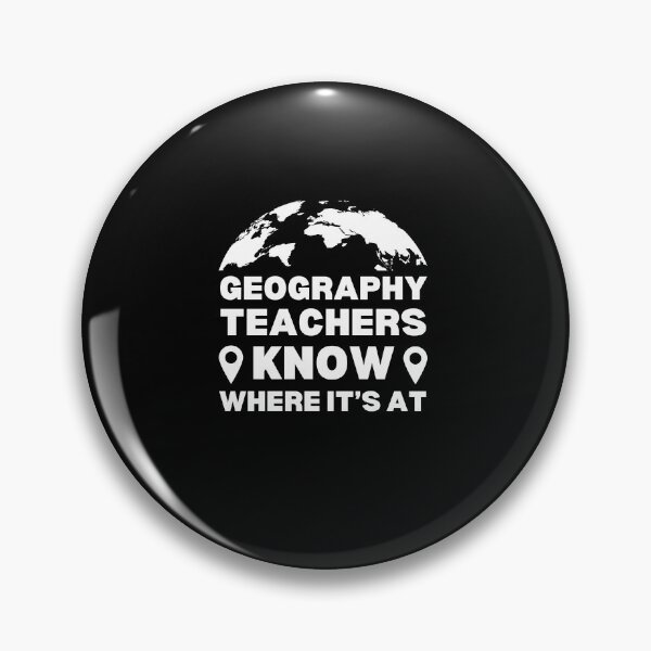 Item preview,  Funny Teacher Geography Teachers Know Where It's At Geography Lover designed and sold by MouDantArts.