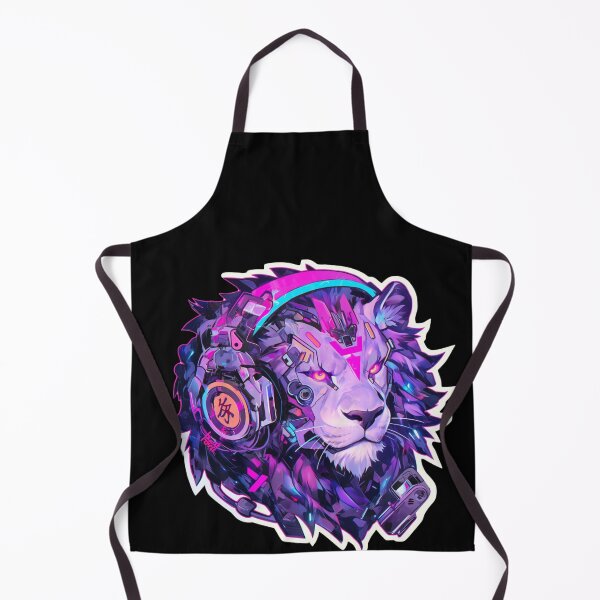 Item preview, Cyber Black Lion // Black Lion // Cool Animal // Cyber Animal // Animal Art // Animal Warrior // Animal Cute Art // Gaming Aesthetic stickers designed and sold by SMARTKIT DESIGNAGENCY.