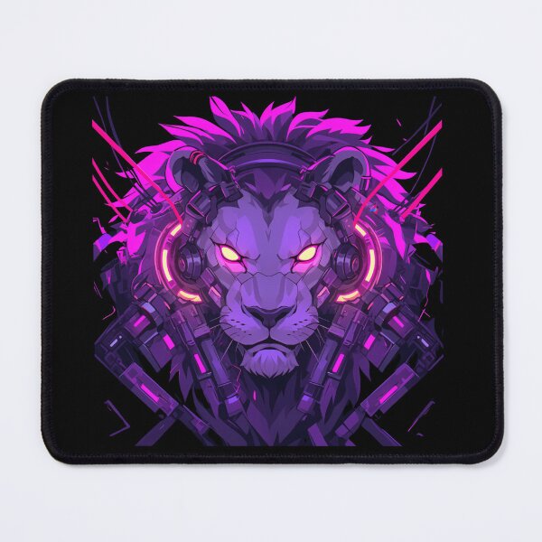 Item preview, Cyber Black Lion // Black Lion // Cool Animal // Cyber Animal // Animal Art // Animal Warrior // Animal Cute Art // Gaming Aesthetic stickers designed and sold by SMARTKIT DESIGNAGENCY.