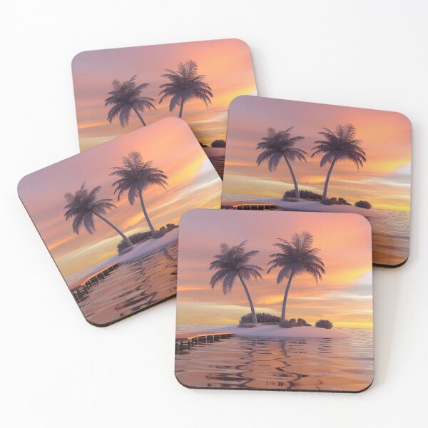 Item preview, palm trees on the island sand  designed and sold by AA-designstore.