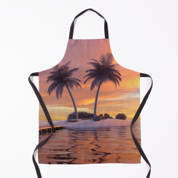 Item preview, palm trees on the island sand designed and sold by AA-designstore.