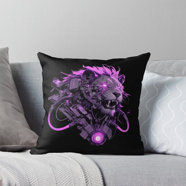 Item preview, Cyber Black Lion // Black Lion // Cool Animal // Cyber Animal // Animal Art // Animal Warrior // Animal Cute Art // Gaming Aesthetic stickers designed and sold by SMARTKIT  DESIGNAGENCY.
