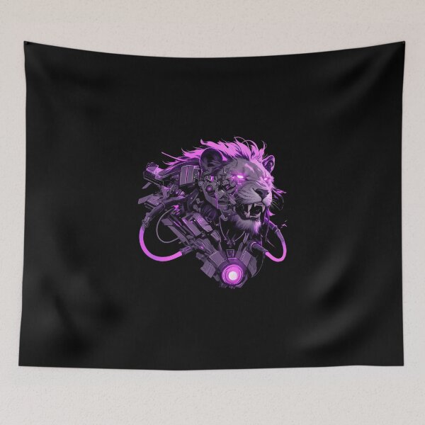 Artikelvorschau, Cyber Black Lion / / Schwarzer Löwe / / Cooles Tier / / Cyber-Tier / / Tierkunst / / Tierkrieger / / Niedliche Tierkunst / / Ästhetische Gaming-Aufkleber entworfen und verkauft von SMARTKIT DESIGNAGENCY.
