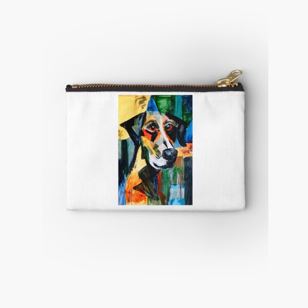 Item preview, Cubist dog painting designed and sold by Chris O'Connor.