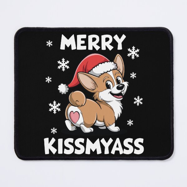 Item preview, Merry Kissmyass Christmas Corgi designed and sold by MonkaDesigns.