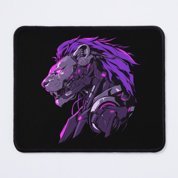 Artikelvorschau, Cyber Black Lion / / Schwarzer Löwe / / Cooles Tier / / Cyber-Tier / / Tierkunst / / Tierkrieger / / Niedliche Tierkunst / / Ästhetische Gaming-Aufkleber entworfen und verkauft von SMARTKIT  DESIGNAGENCY.