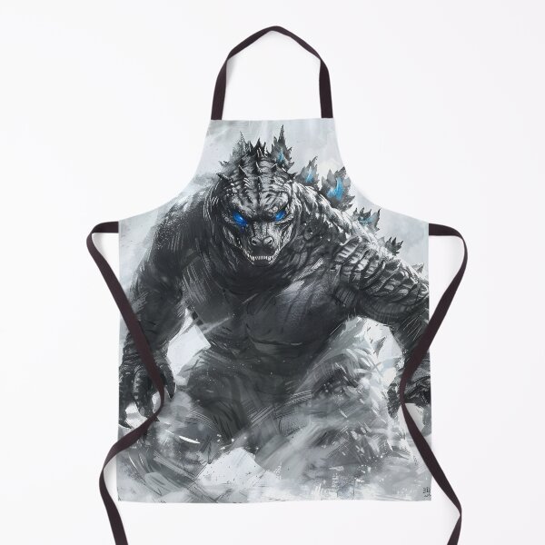 Item preview, Black and White Legendary Japanese Monster Pencil Drawing! designed and sold by Pencil-Art.