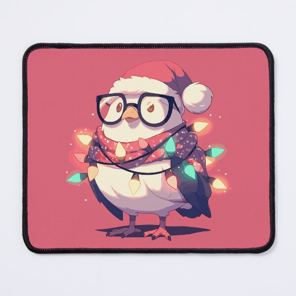 Item preview, Corporate seagull tangled in Christmas lights designed and sold by etherElric.