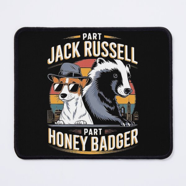 Item preview, Jack Russell and Honey Badger Fusion Design - Funny Dog Artwork designed and sold by love3617.