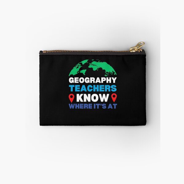 Item preview, Geography Teachers Know Where It's At Funny Geography Class Humor designed and sold by MouDantArts.