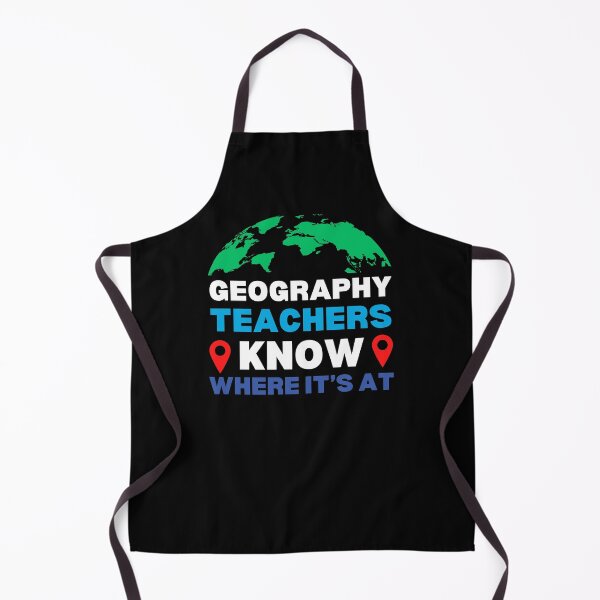 Item preview, Geography Teachers Know Where It's At Funny Geography Class Humor designed and sold by MouDantArts.