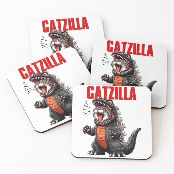 Item preview, Catzilla – Funny Cat Monster Design designed and sold by Aredbox.