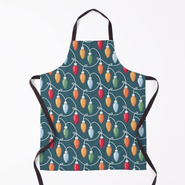Item preview, Retro Christmas Lights Pattern designed and sold by ArtFactoryAI.