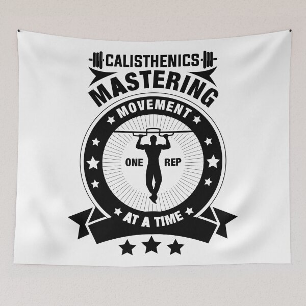 Item preview, Mastering movement, one rep at a time |  Calisthenics Exercises I Fitness Workout designed and sold by BDLuck2021.