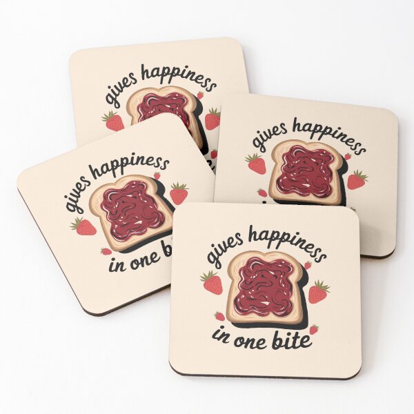 Item preview, Toast with Jam Gives Happiness in one bite designed and sold by DreamyGod.