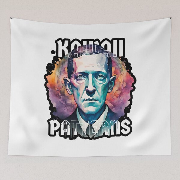 Item preview, Howard Phillips Lovecraft designed and sold by PatronesKawai.