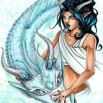Artwork thumbnail, Water Dragon by Ranefea