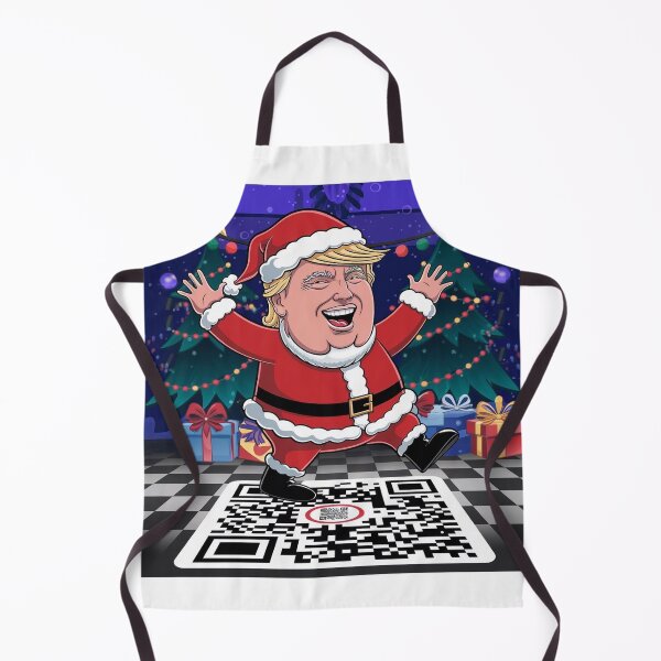Item preview, Funny Christmas Trump Santa Claus And QR Code designed and sold by SwanAndStone.