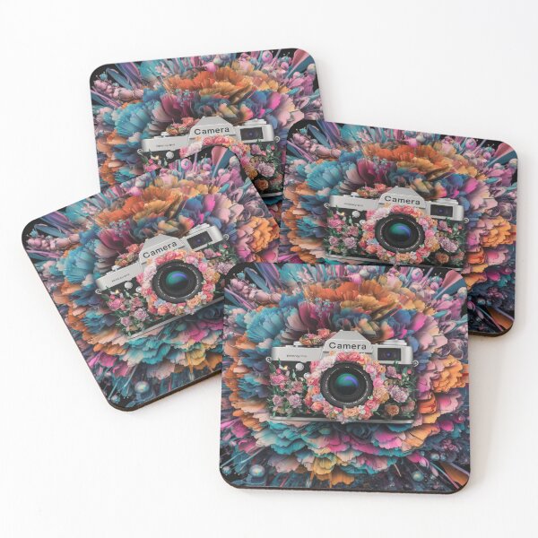 Item preview, camera in paint,abstraction. designed and sold by elegantpaterns.
