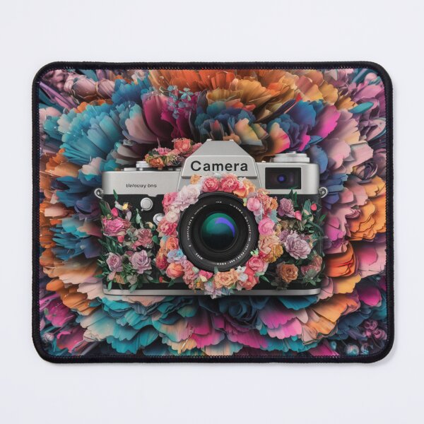 Item preview, camera in paint,abstraction. designed and sold by elegantpaterns.