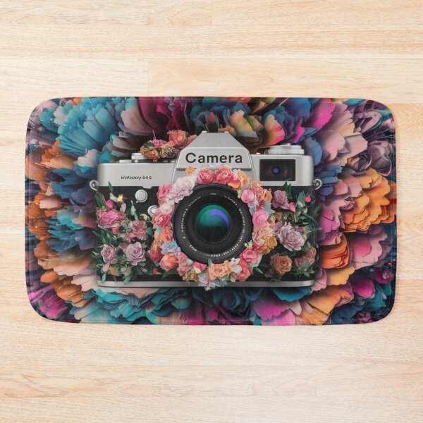 Item preview, camera in paint,abstraction. designed and sold by elegantpaterns.