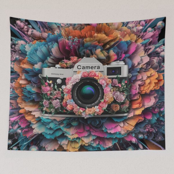 Item preview, camera in paint,abstraction. designed and sold by elegantpaterns.