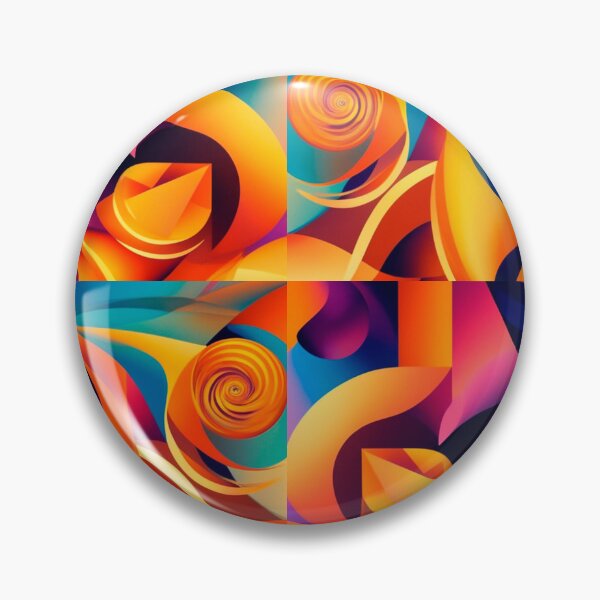 Item preview, Abstract Design with Pattern of Shapes and Vibrant Colors designed and sold by magenta-dream.