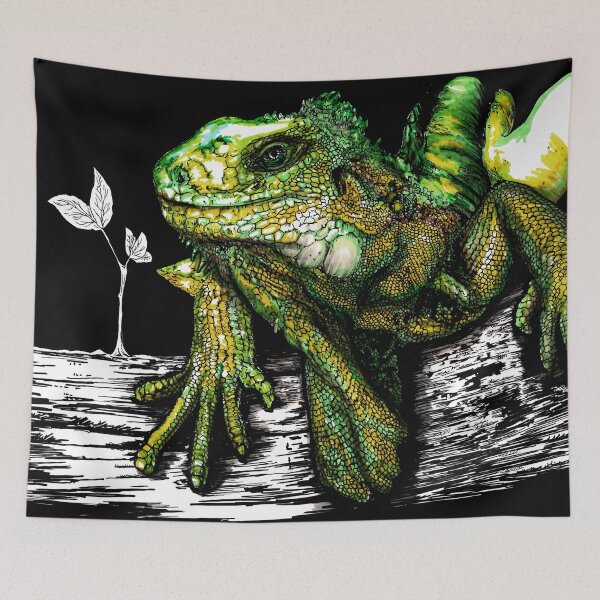 Item preview, Iguana Art, all products depict the highly detailed Original, hand drawn, colorful Art designed and sold by Kris Curran.