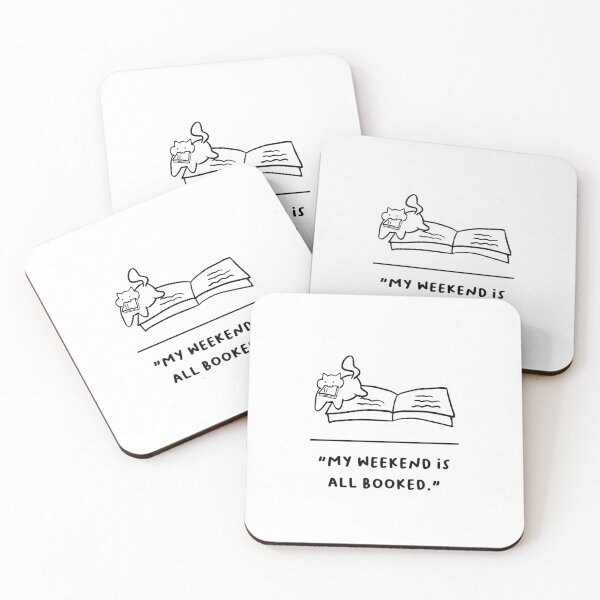 Item preview, "My Weekend is All Booked" designed and sold by RM-Journey.