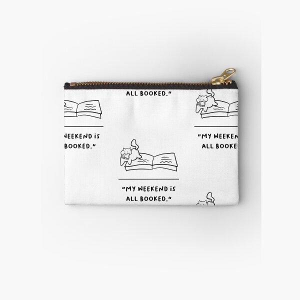 Item preview, "My Weekend is All Booked" designed and sold by RM-Journey.