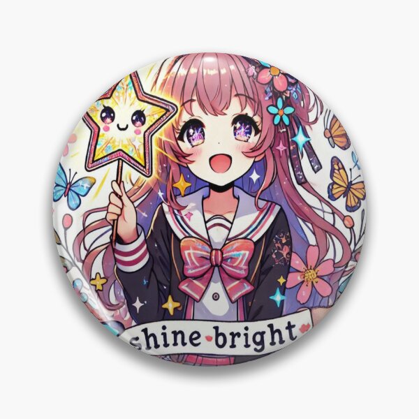 Artikelvorschau, Shine Bright: Anime-Motivation entworfen und verkauft von VultureXP.